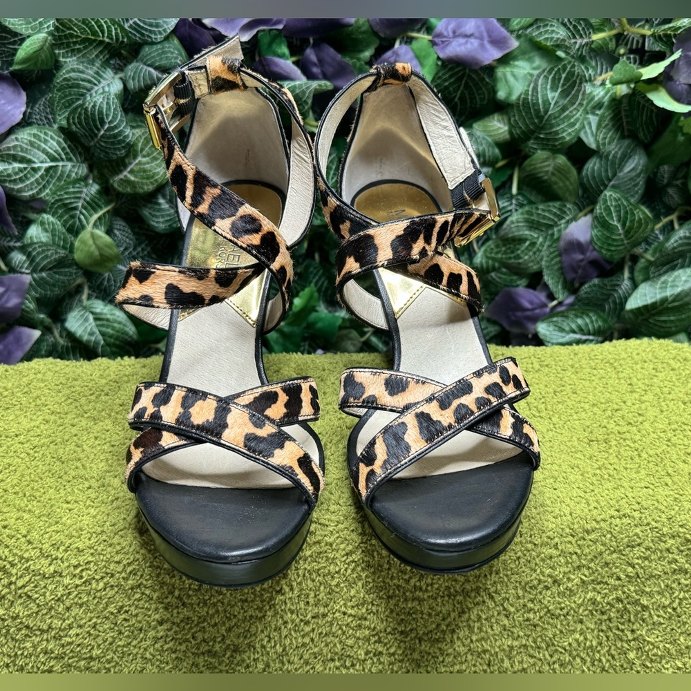 Brand New Michael Kors Leopard Heels